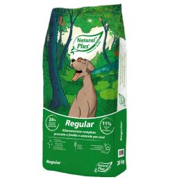 Natural Plus- Kaltgepresstes, schonend verarbeitetes, glutenfreies,  Hundefutter fr nomal aktive Hunde,