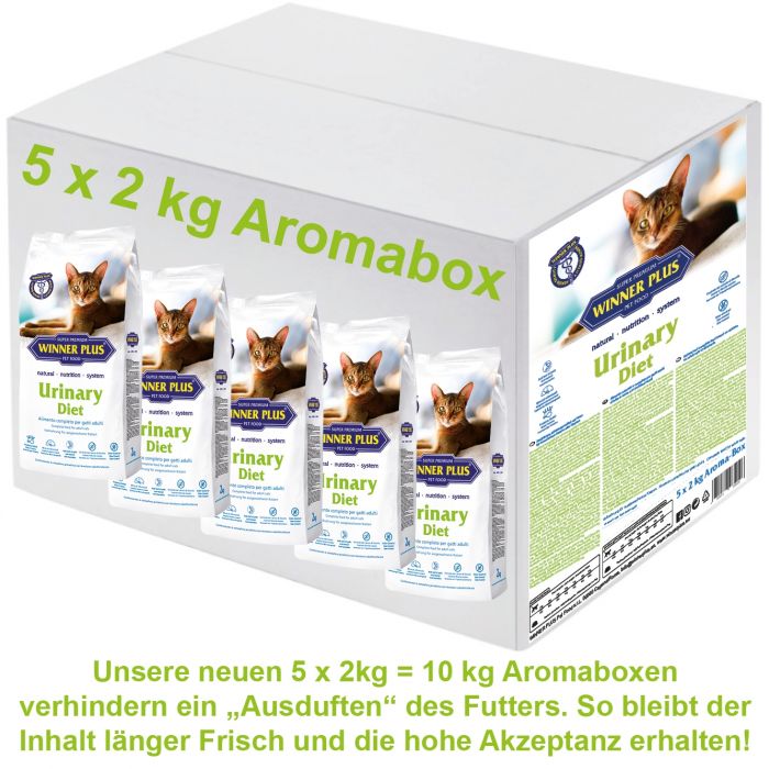 WINNER PLUS HEALTH LINE Urinary Diet 5 x 2 kg = 10 kg Aromabag
