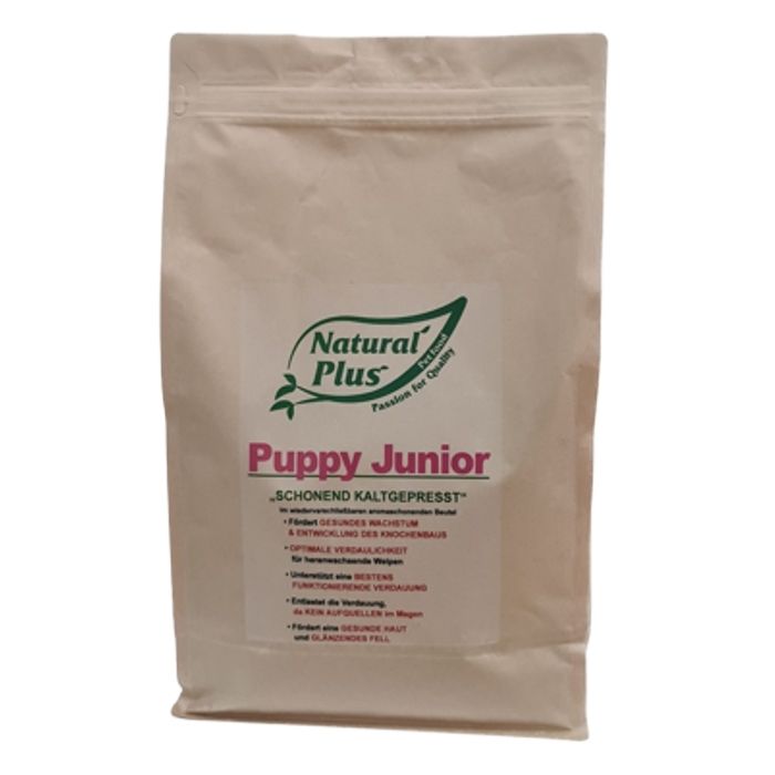 Natural Plus Puppy Junior, kaltgepresst 4 kg