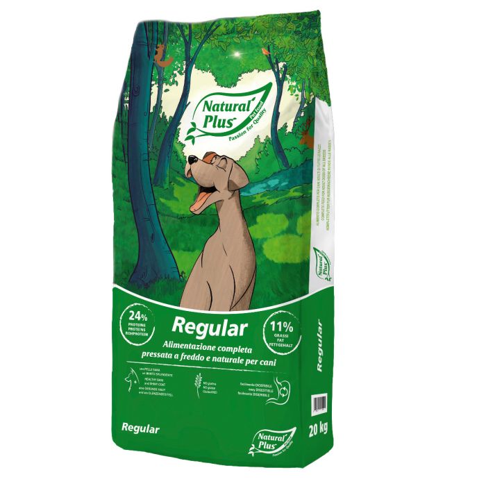 Natural Plus Regular, kaltgepresst 20 kg Züchtersack “New Design”