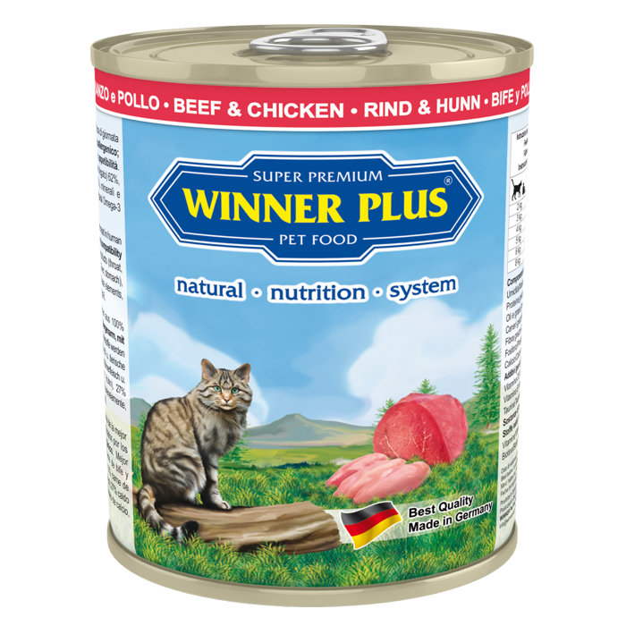 WP SUPER PREMIUM MENUE CAT Rind & Huhn 800g