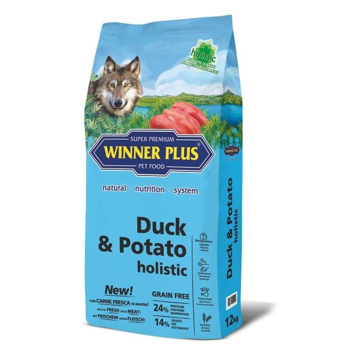 WINNER PLUS HOLISTIC "NEW" Duck & Potato 2 kg