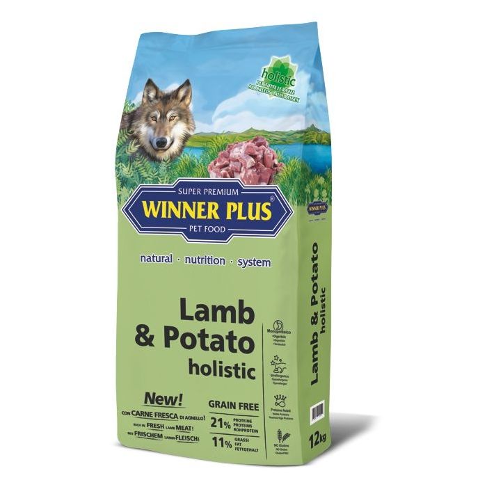 WINNER PLUS HOLISTIC "NEW" Lamb 100% & Potato 2 kg