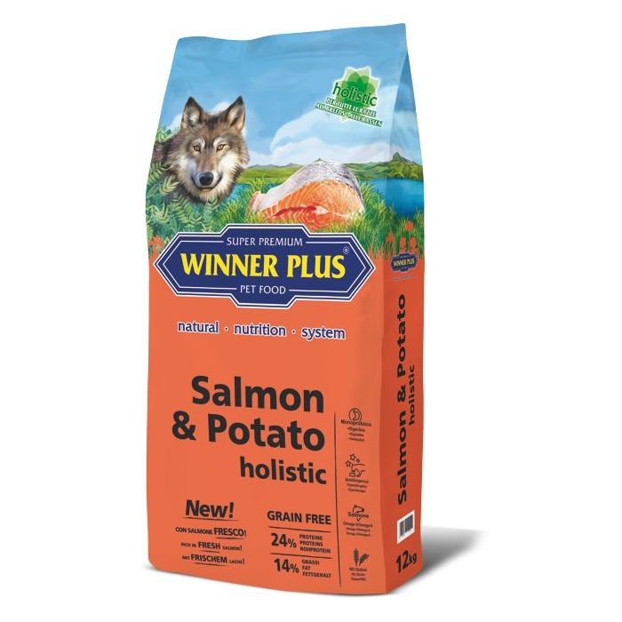 WINNER PLUS HOLISTIC "NEW" Salmon & Potato 12 kg