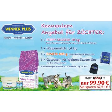 WINNER PLUS Kennenlern Angebot für Züchter