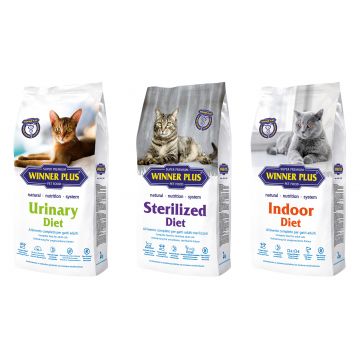 WINNER PLUS Cat HEALTH LINE 3 x 2kg Sparpaket