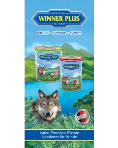 Prospekt WINNER PLUS SUPER PREMIUM MENUE Nassfutter