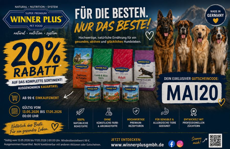 20 Prozent auf alles