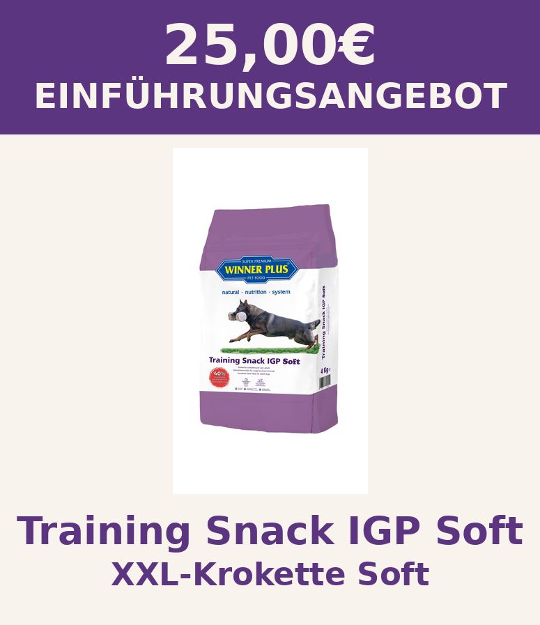 WINNER PLUS Training Snack IGP Soft XXL Krokette 4 kg